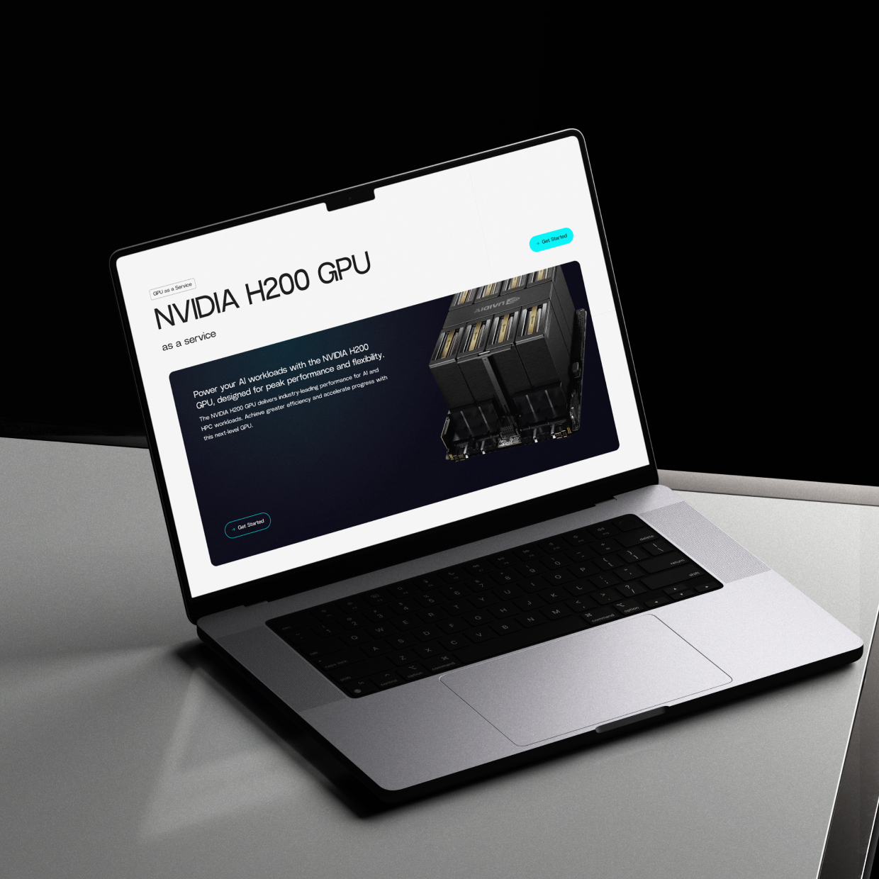 macbook showing ionstream gpu product